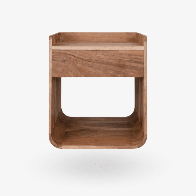 Mesilla de noche SURA en madera de mango artesanal - Vintahome