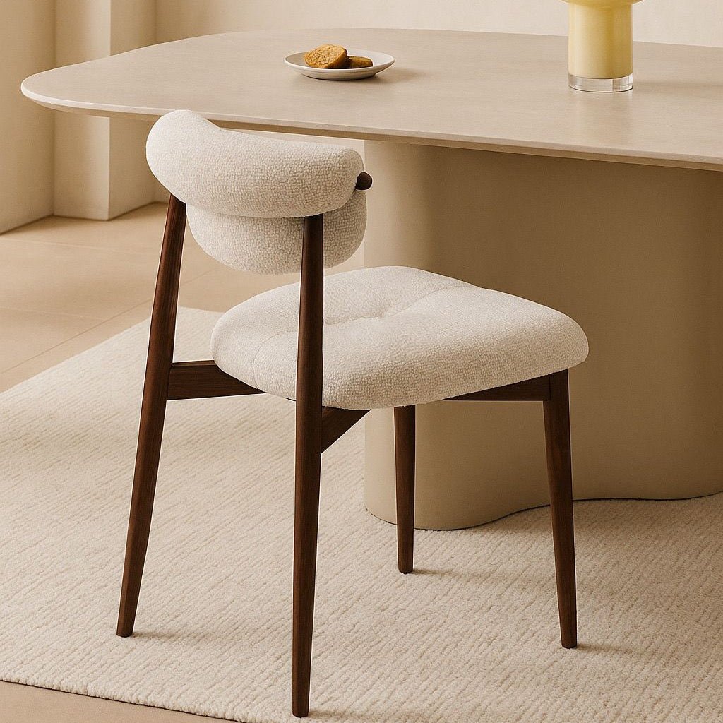 Silla de comedor escandinava Lagem nogal - Vintahome