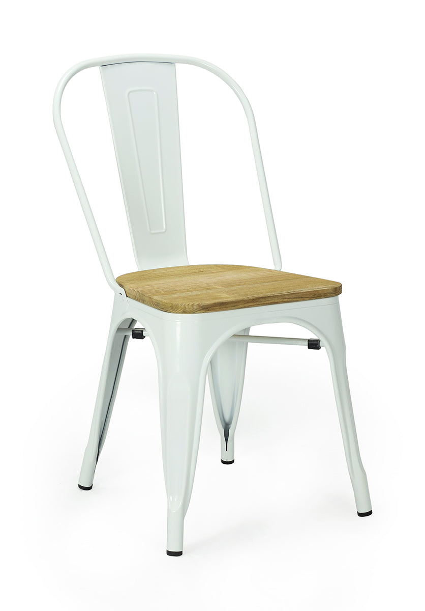 Cadeira de madeira colorida Vita
