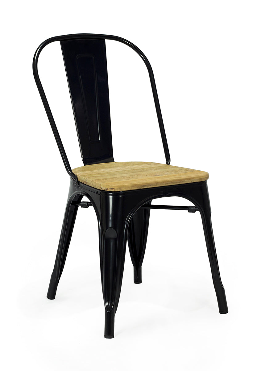 Chaise en bois coloré Vita