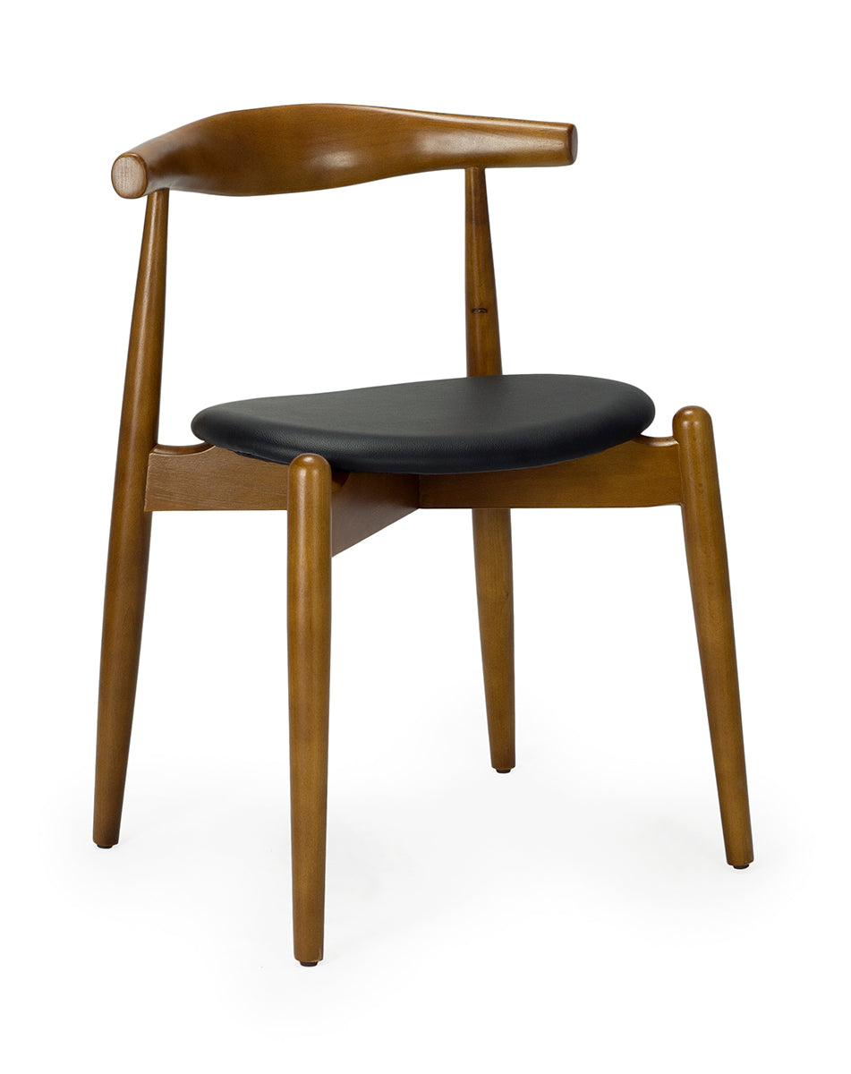 Cadeira de jantar redonda de design CH20