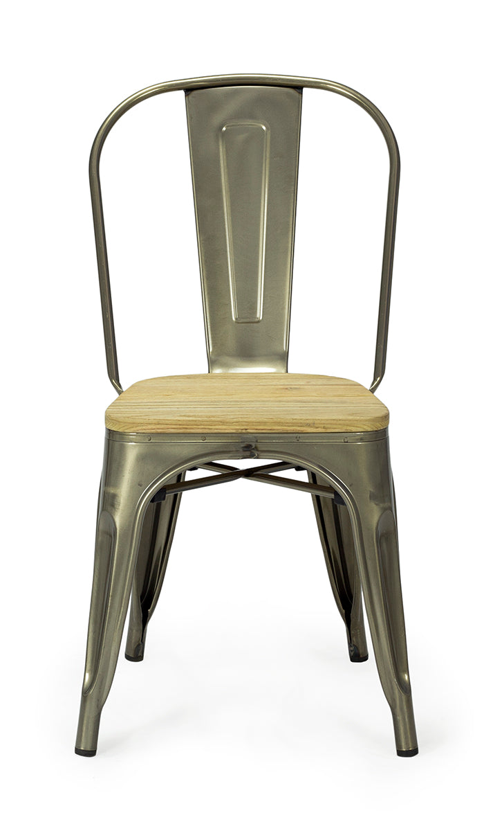 Chaise en bois galvanisé Vita