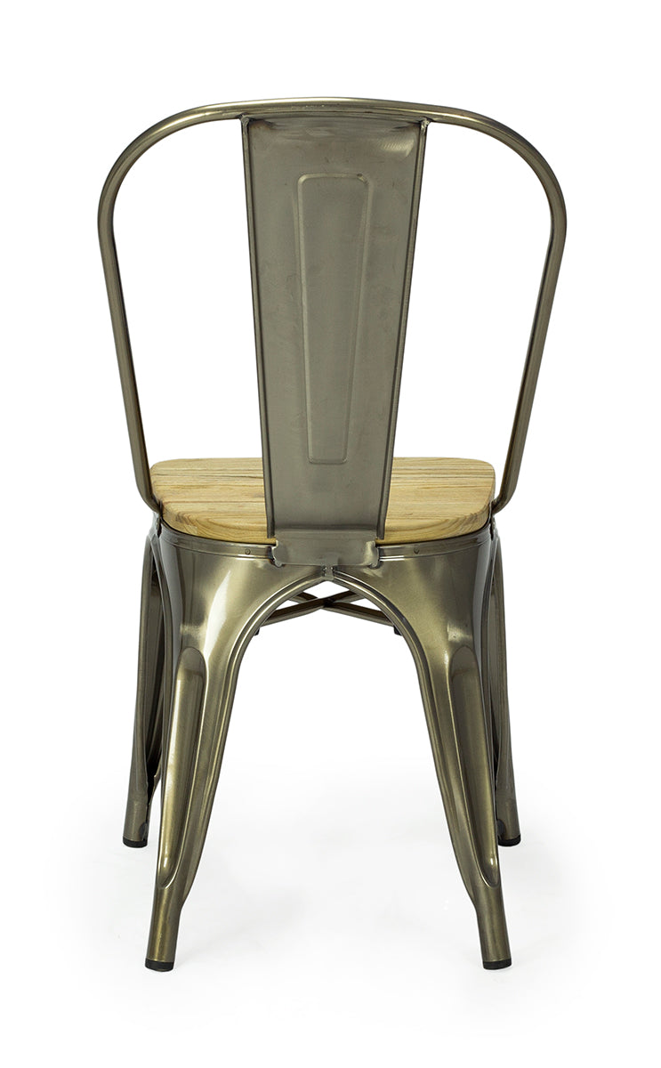Chaise en bois galvanisé Vita