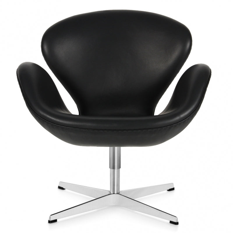 Fauteuil Swan semi-cuir