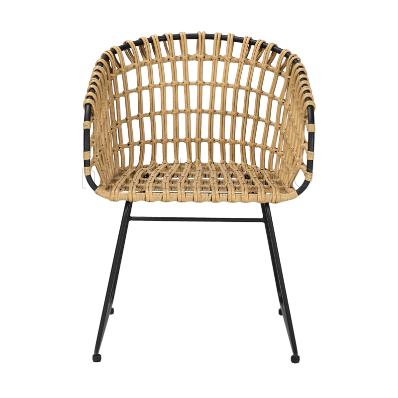 Fauteuil de salle à manger en rotin Rouse