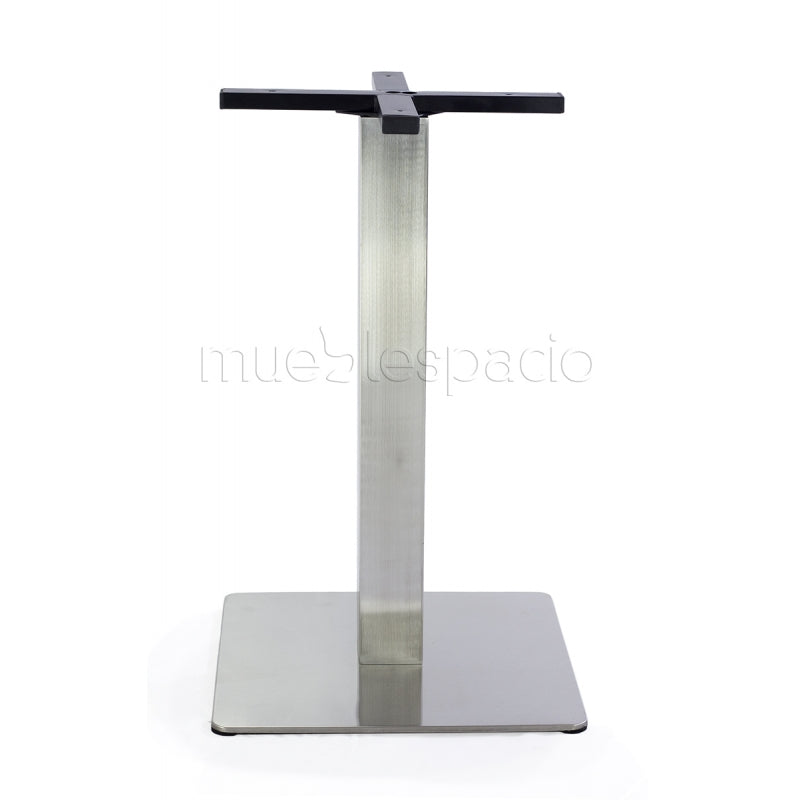 Base mesa Torre acero cepillado inox