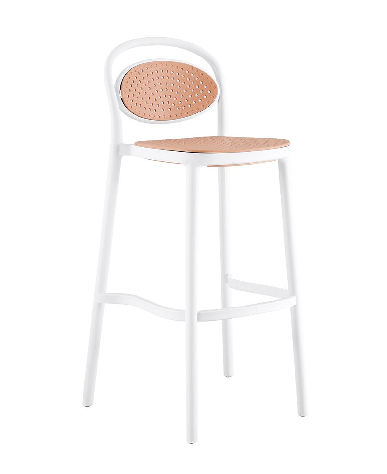 Tabouret empilable en polypropylène Klaire