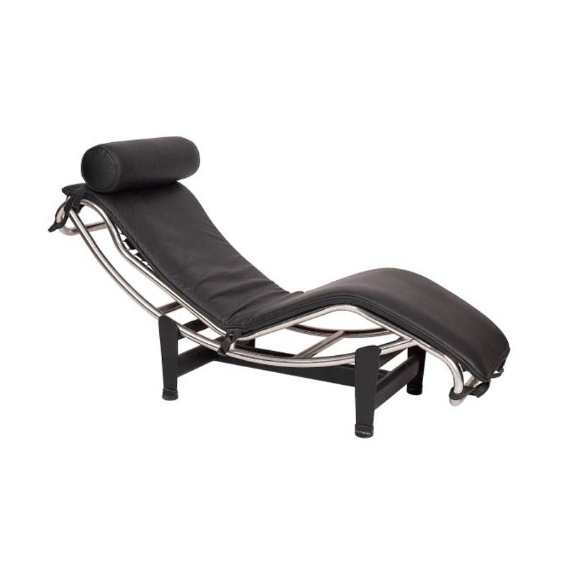 Poltrona Chaise Longue de design em semi-pele