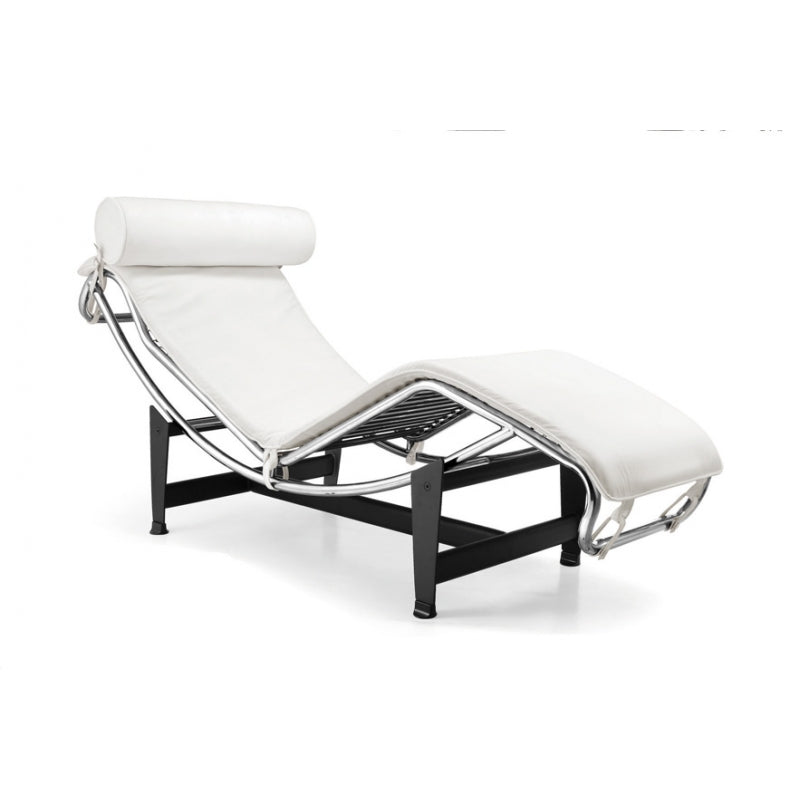 Poltrona Chaise Longue de design em semi-pele