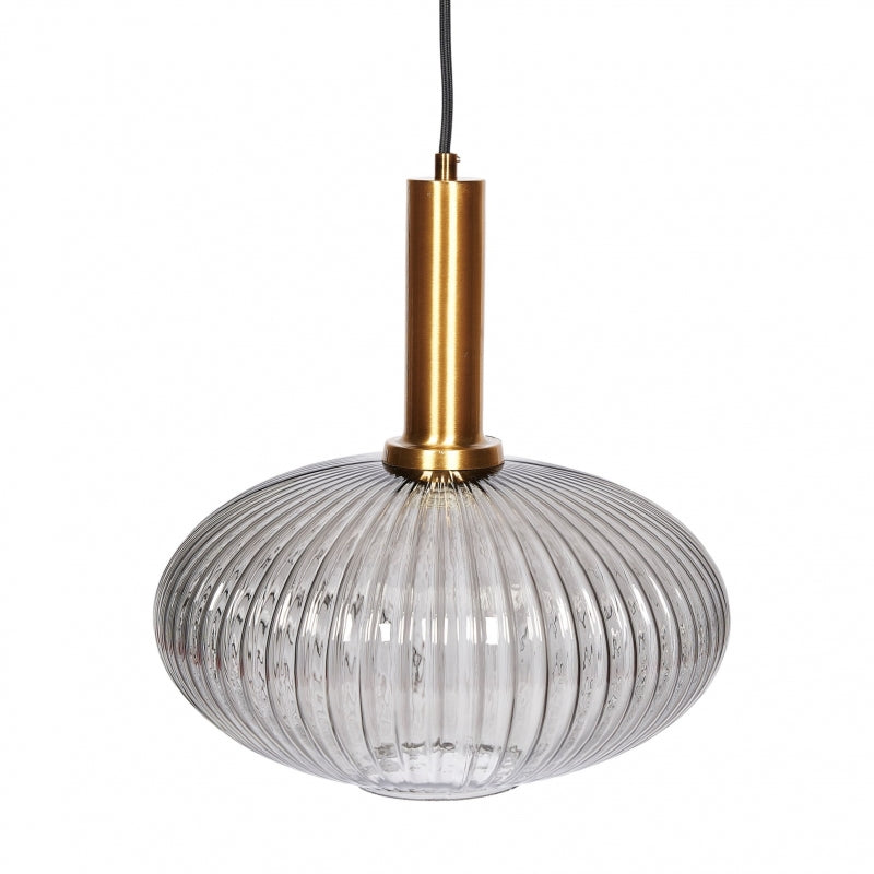 Lámpara de techo de cristal diseño Ovalo