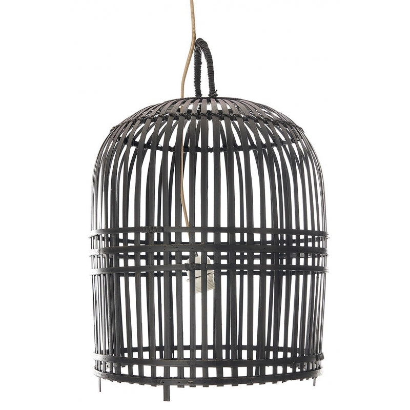 Lampara de techo rattan negro place D40