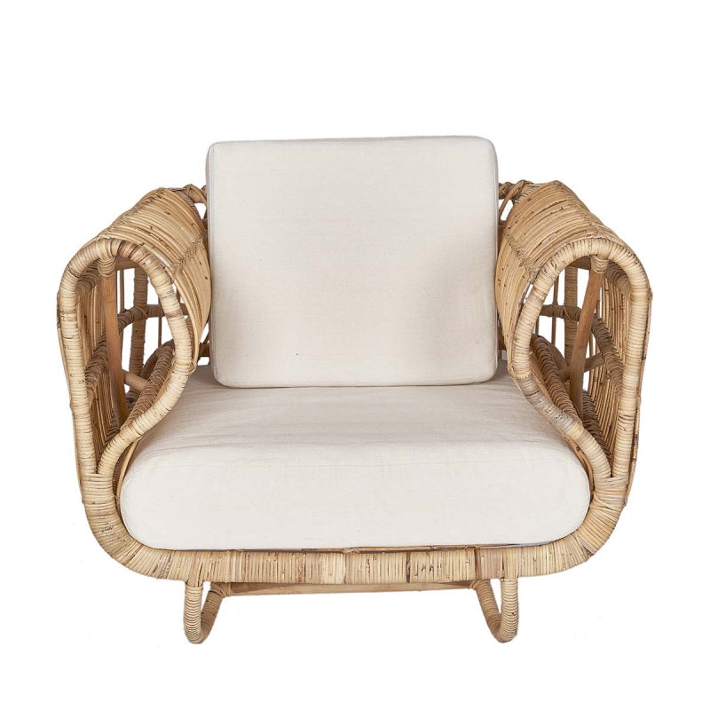 Fauteuil en rotin naturel Manille