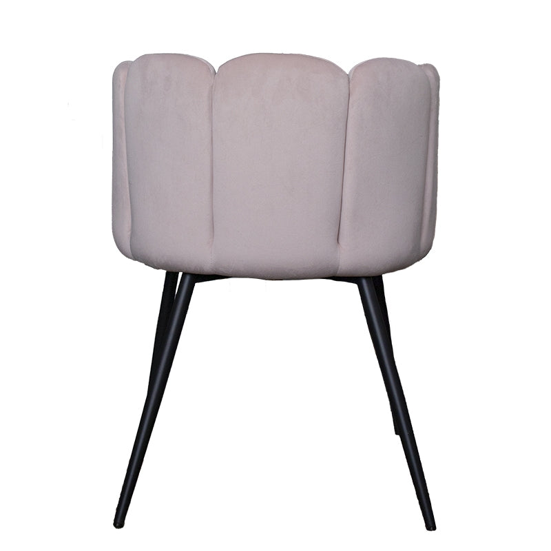 Silla comedor terciopelo Turín rosa