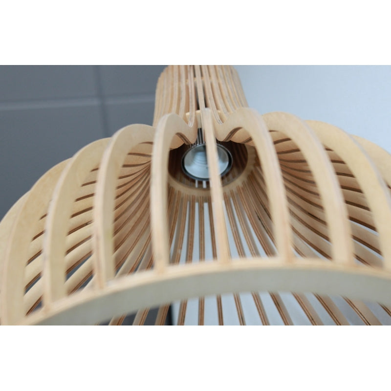 Lampe à suspension nordique en bois