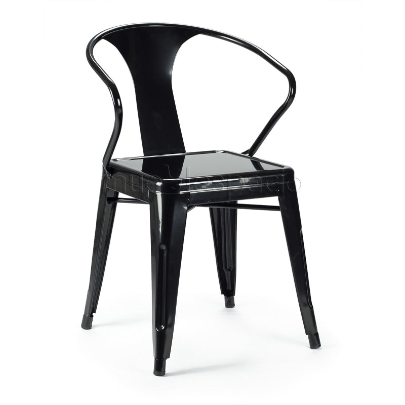 Fauteuil de salle à manger courbe Marx