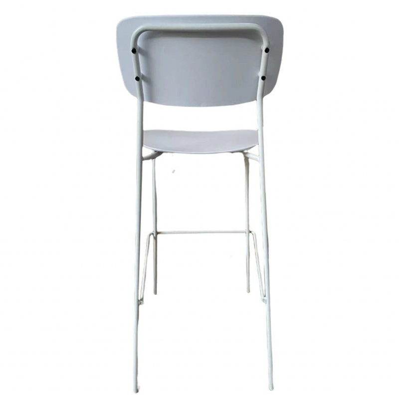 Tabouret de bar empilable Blanc Violet