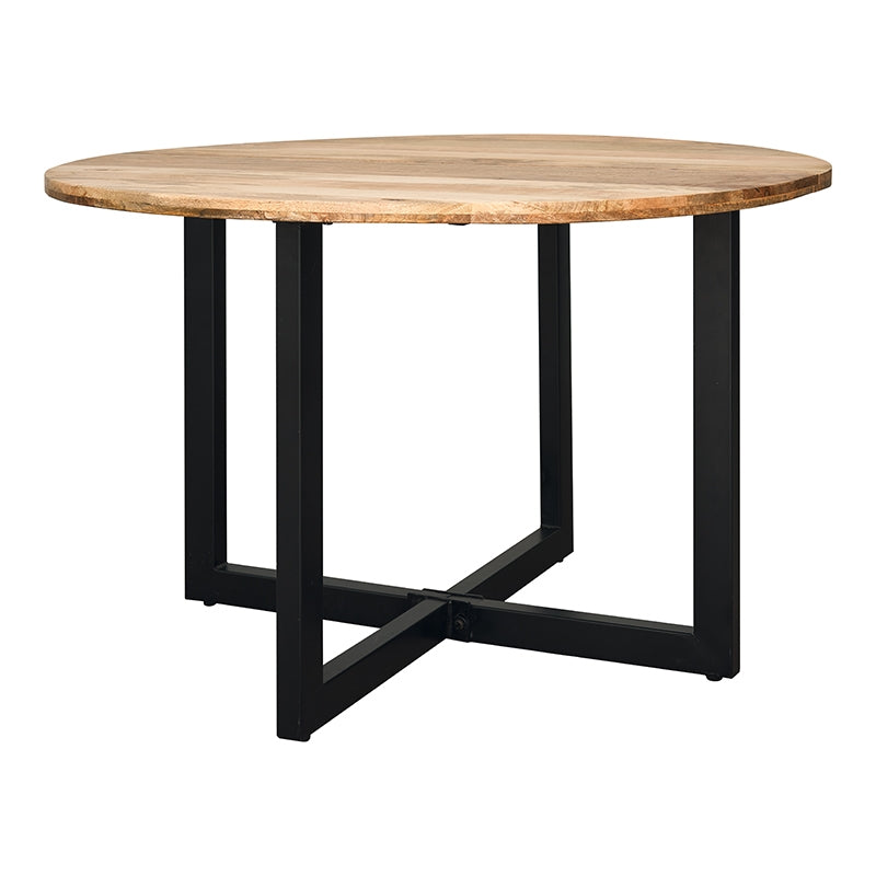 Mesa de comedor madera y acero Gremm