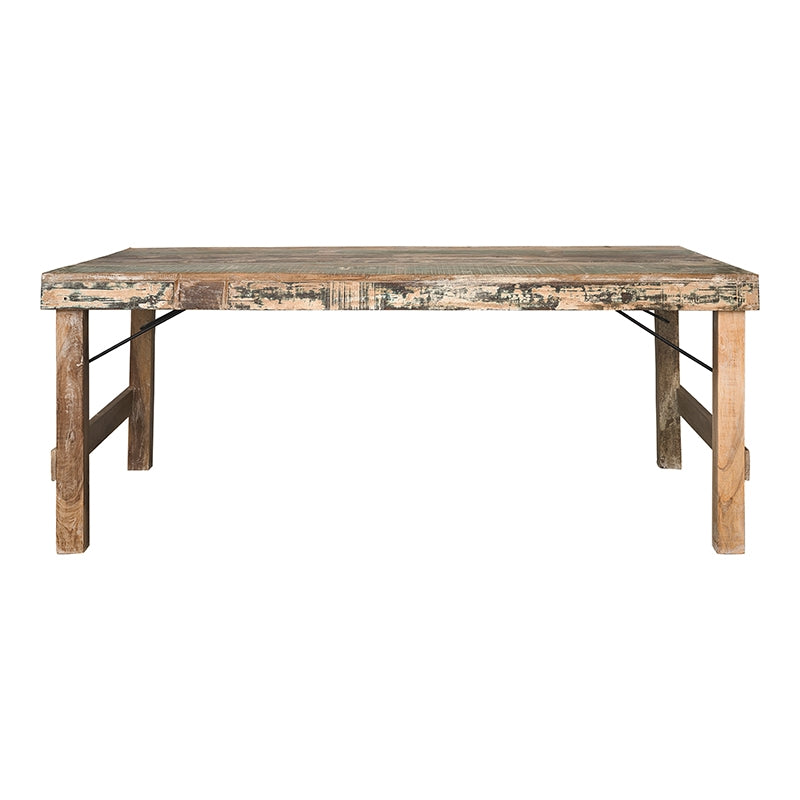 Mesa de jantar industrial vintage Dortmund 200x100