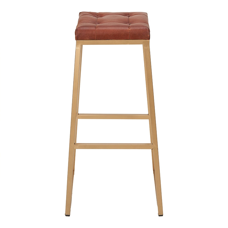 Tabouret vintage rembourré Gaia