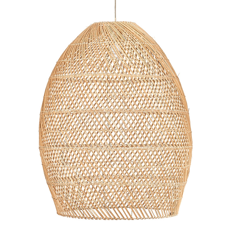 Luminária de teto em rattan natural Iman D70