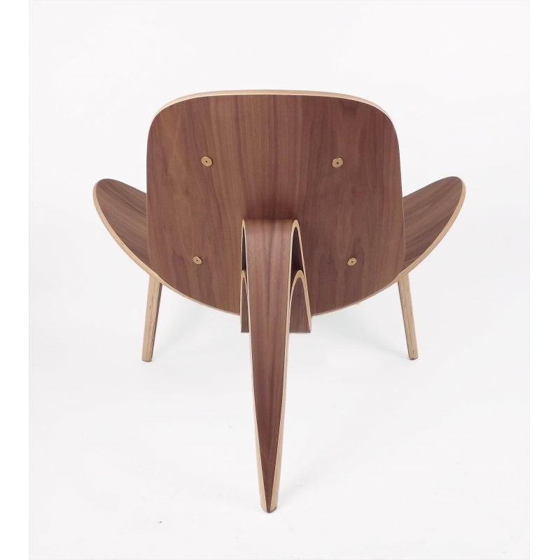 Chaise design Seven Walnut
