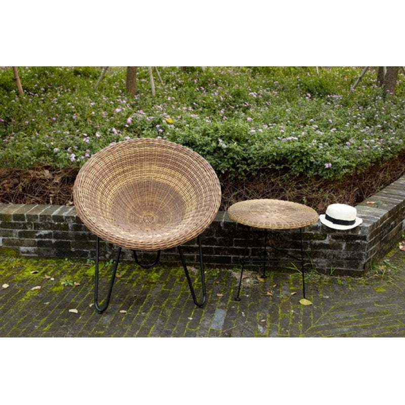 Silla rattan azteca