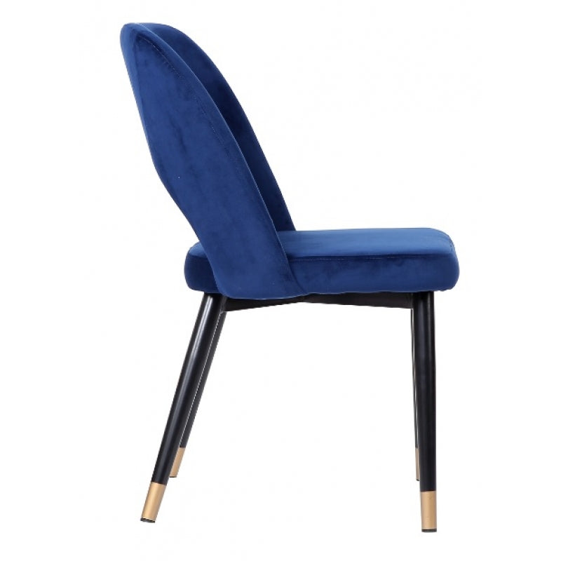 Cadeira de jantar azul Tinna