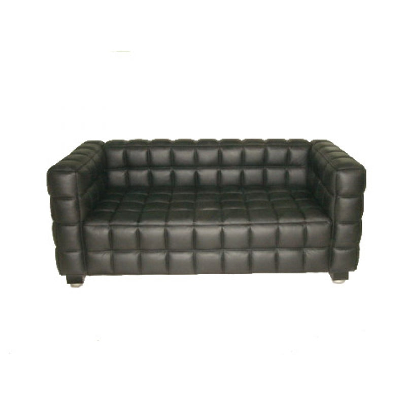 Sofa de diseño Cubus semipiel 2 Plazas