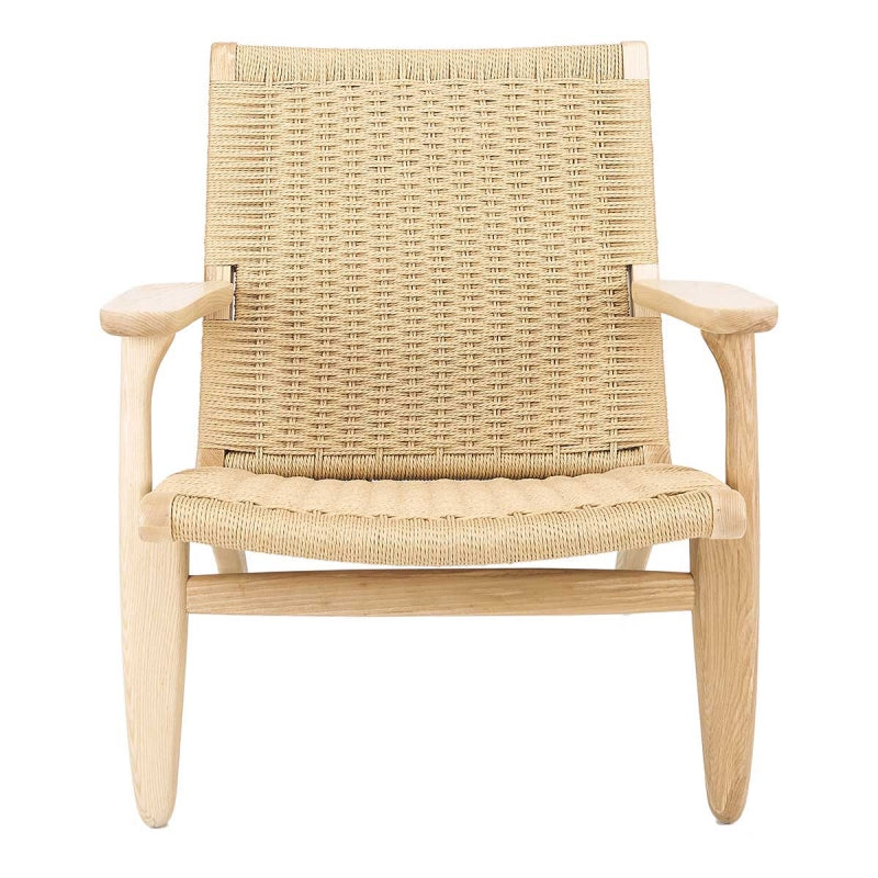 Fauteuil en bois et rotin Sum